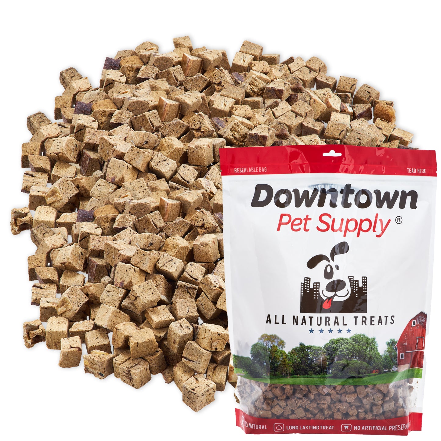 1/3" Freeze Dried Raw Dog Food - Multi-Pack and Flavor Options