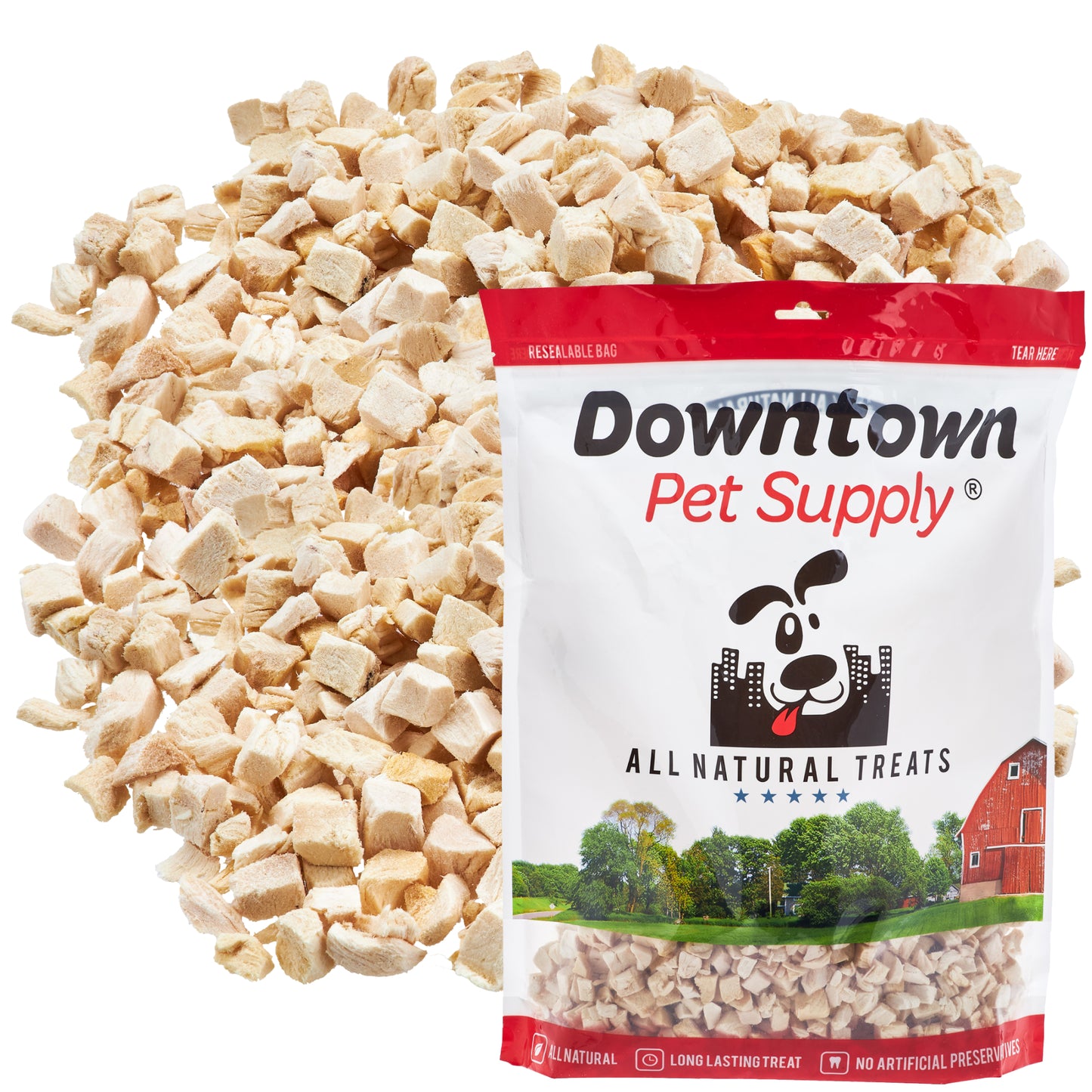 1/3" Freeze Dried Raw Dog Food - Multi-Pack and Flavor Options