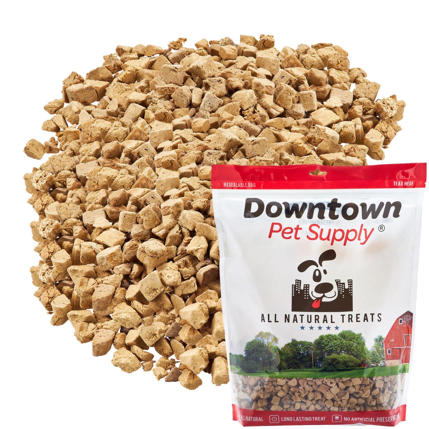 1/3" Freeze Dried Raw Dog Food - Multi-Pack and Flavor Options