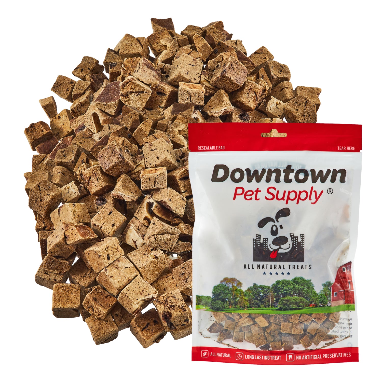 1/3" Freeze Dried Raw Dog Food - Multi-Pack and Flavor Options