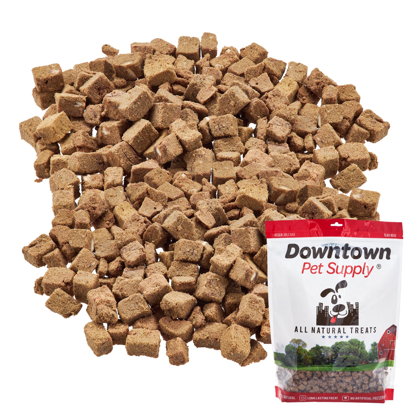 1/3" Freeze Dried Raw Dog Food - Multi-Pack and Flavor Options