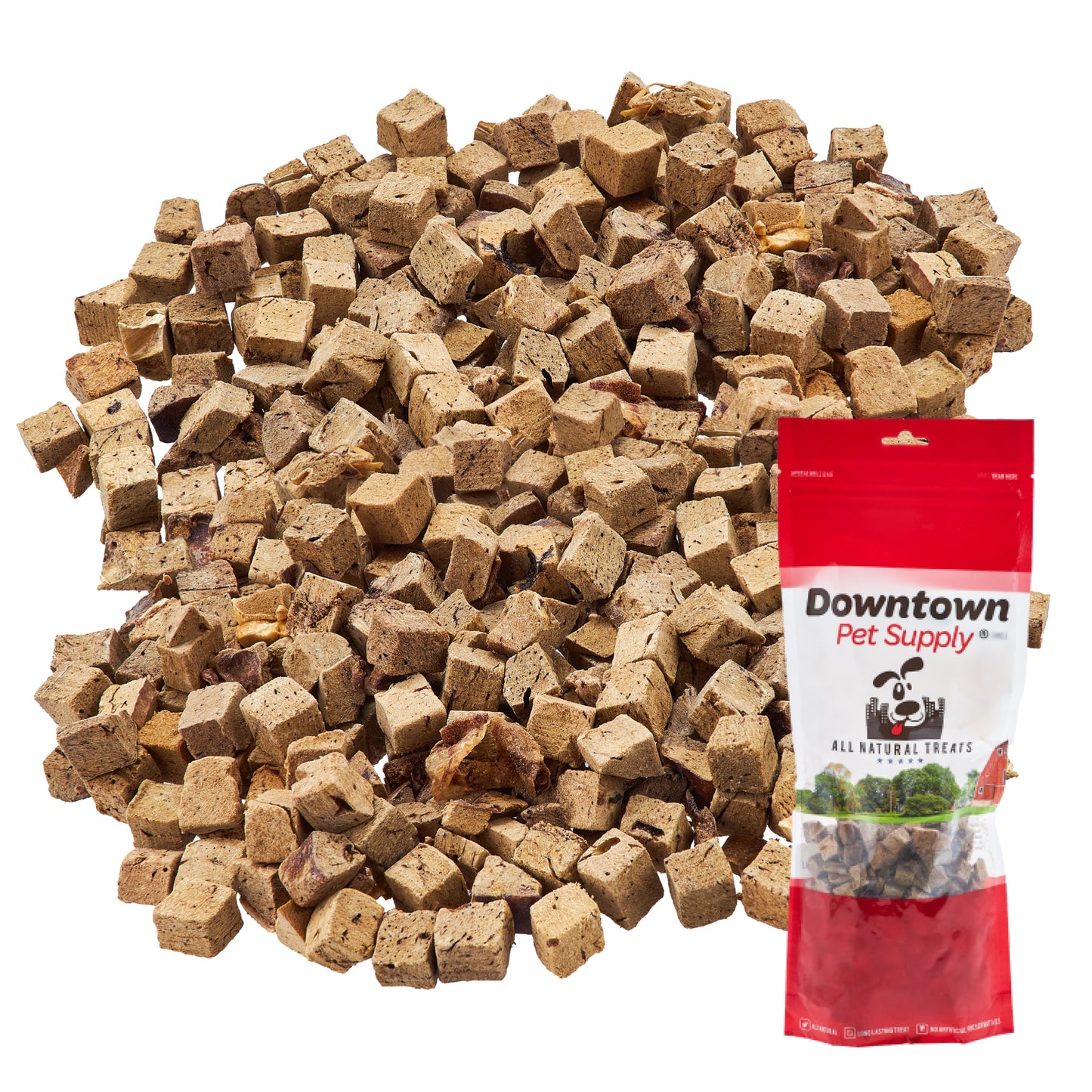 1/3" Freeze Dried Raw Dog Food - Multi-Pack and Flavor Options