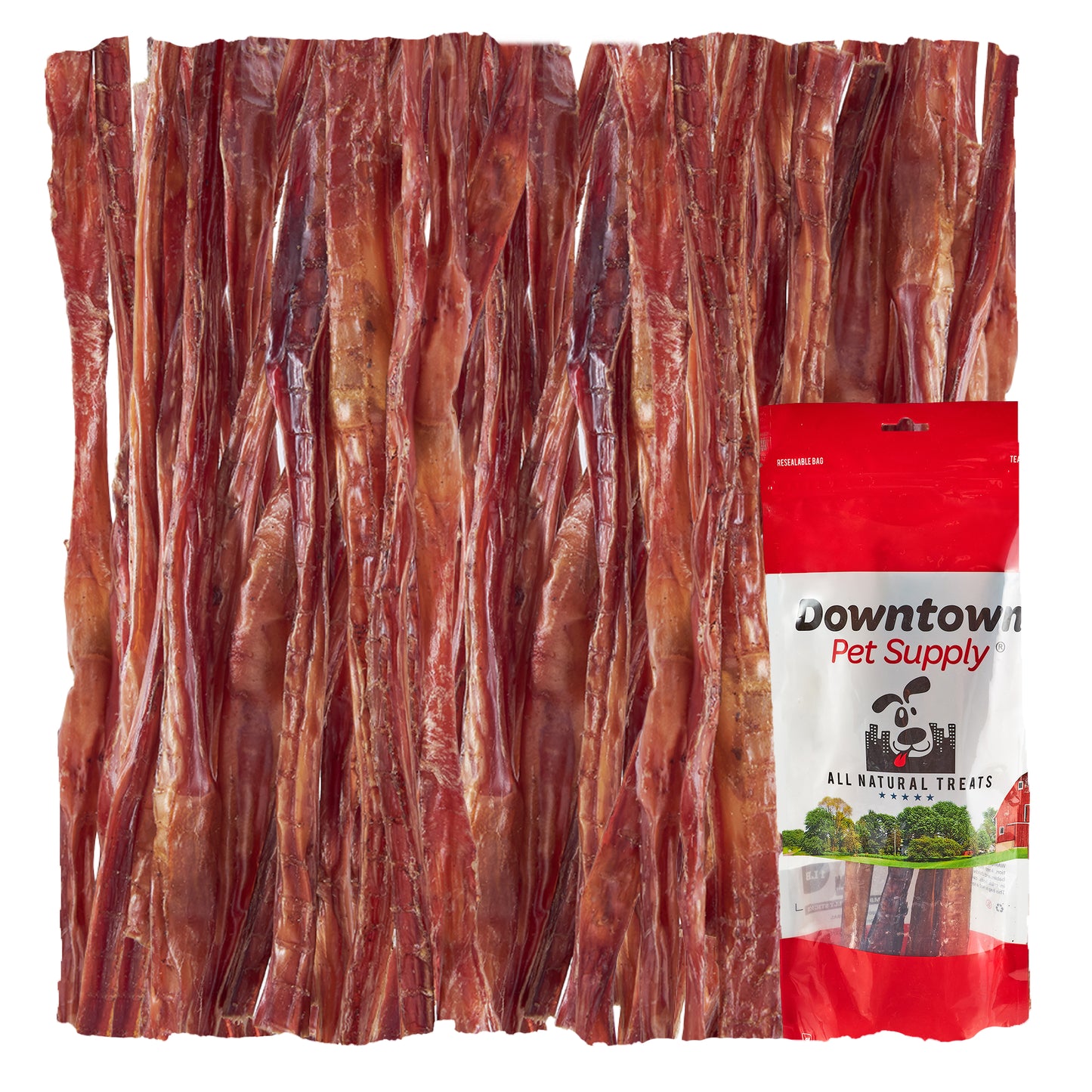 6 and 12 inch Junior Thin USA Bully Sticks for Dogs (Bulk Bags by Weight) Made in USA - Odorless All Natural Dog Dental Chew Treats, High in Protein, Great Alternative to Rawhides