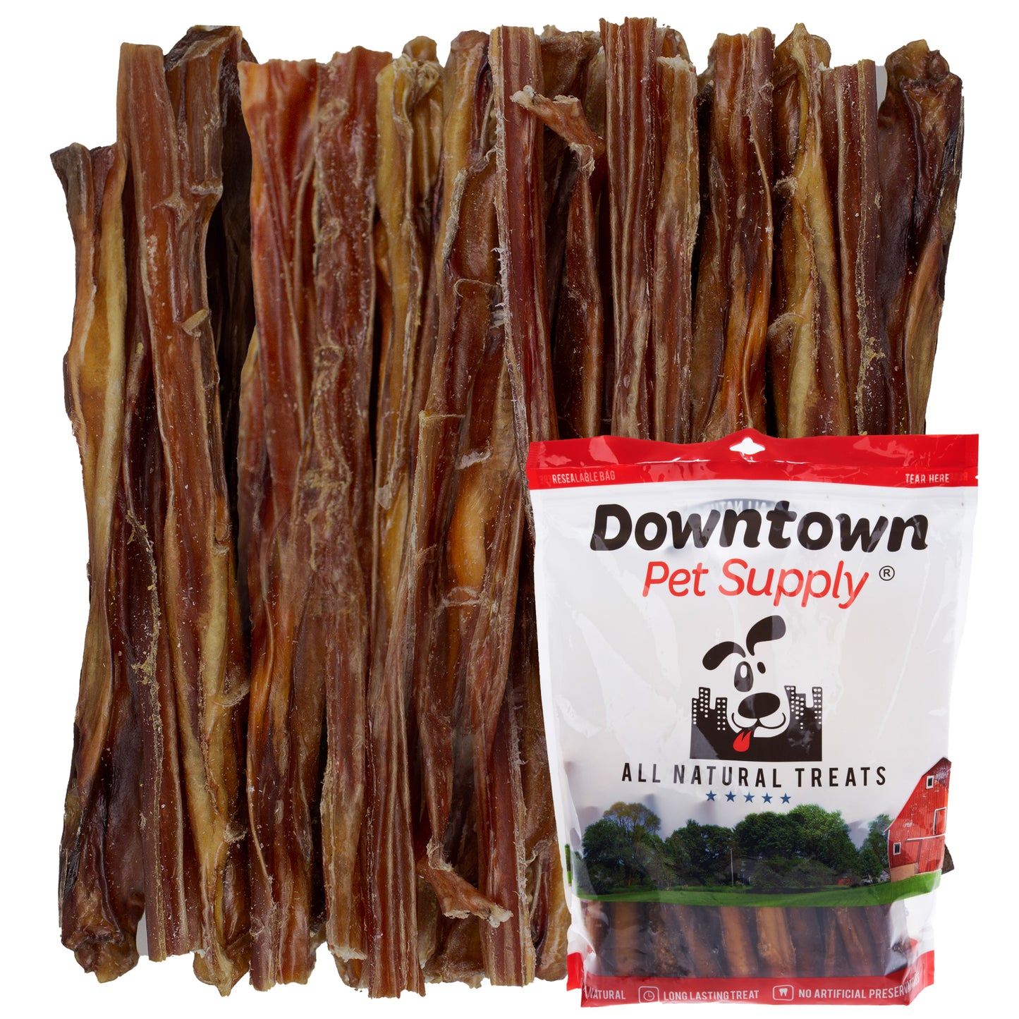 6 and 12 inch Junior Thin USA Bully Sticks for Dogs (Bulk Bags by Weight) Made in USA - Odorless All Natural Dog Dental Chew Treats, High in Protein, Great Alternative to Rawhides