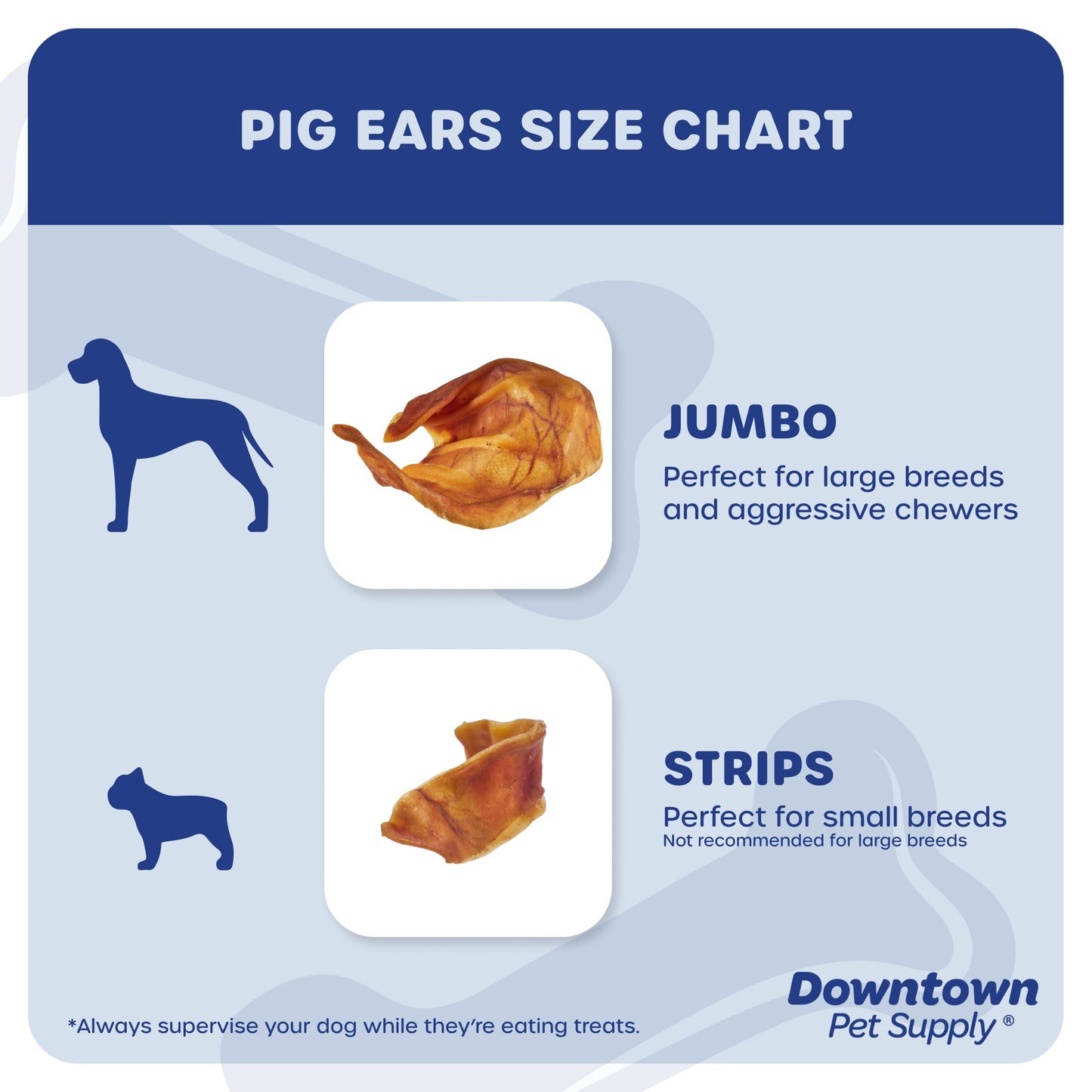 Long Lasting Pig Ears for Dog - All Natural Dog Chew Treats - By Pack