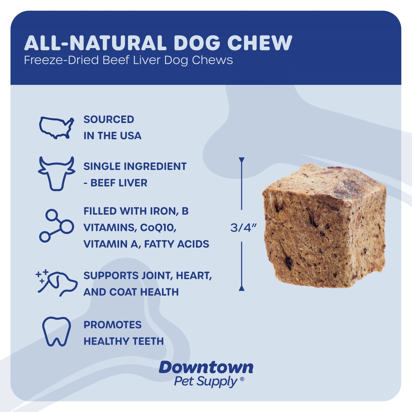 1/3" Freeze Dried Raw Dog Food - Multi-Pack and Flavor Options