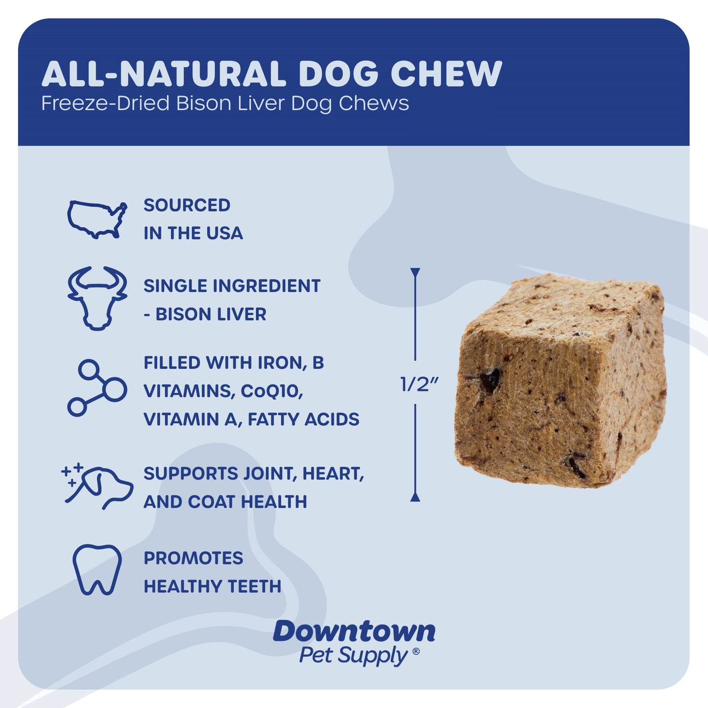 1/3" Freeze Dried Raw Dog Food - Multi-Pack and Flavor Options