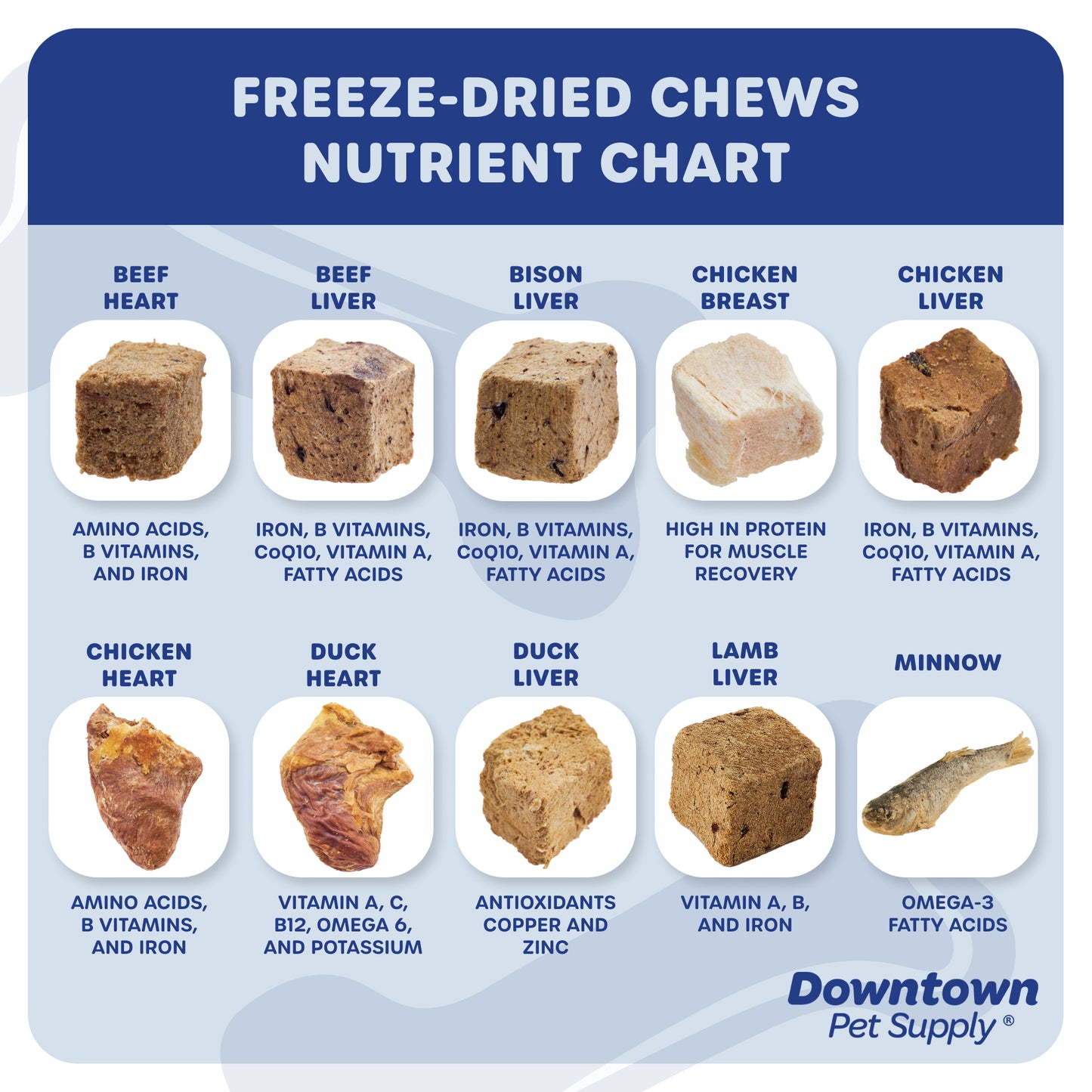 1/3" Freeze Dried Raw Dog Food - Multi-Pack and Flavor Options