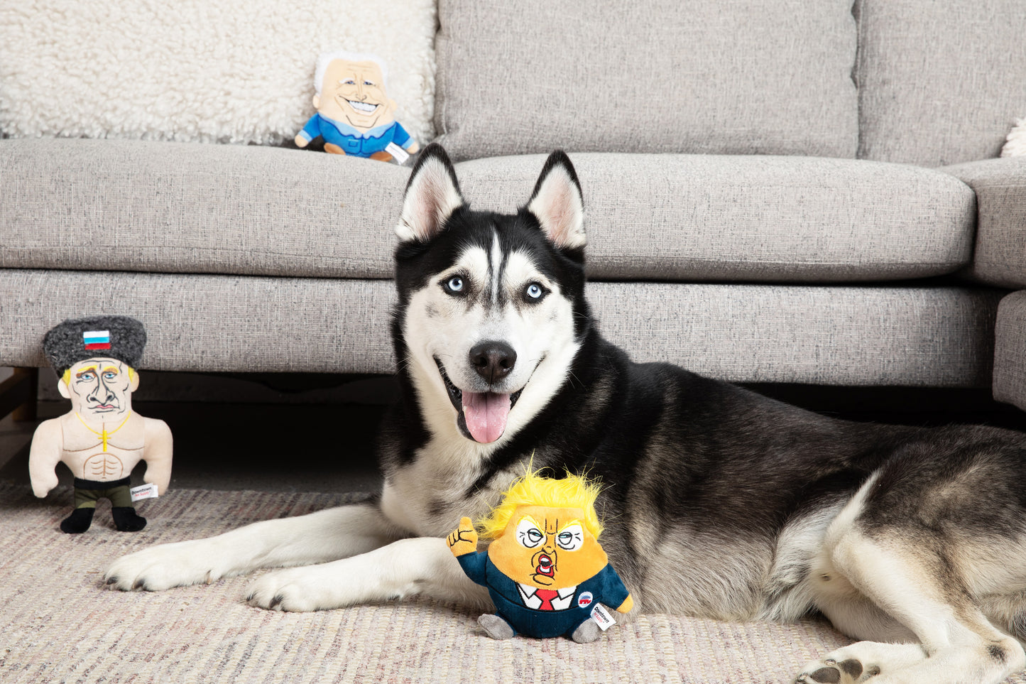 Political Dog Chew Toy with Squeaker