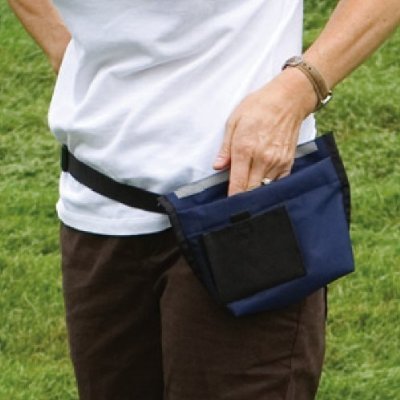 Dog Training Treat Bag with Pocket and Clicker - Multi-Color Options