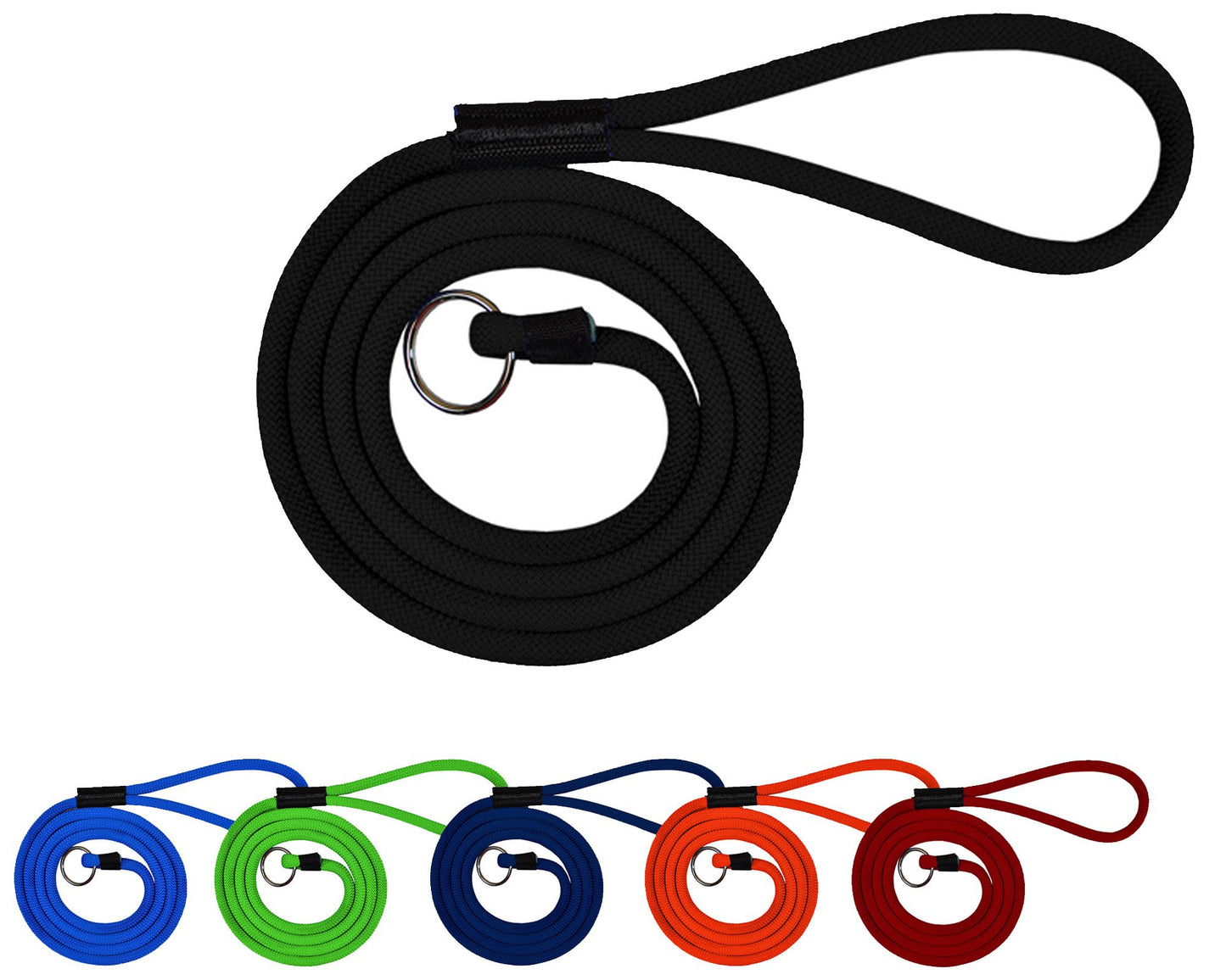 Durable 6' Long Dog Slip Lead Leash - Multi-Color Options