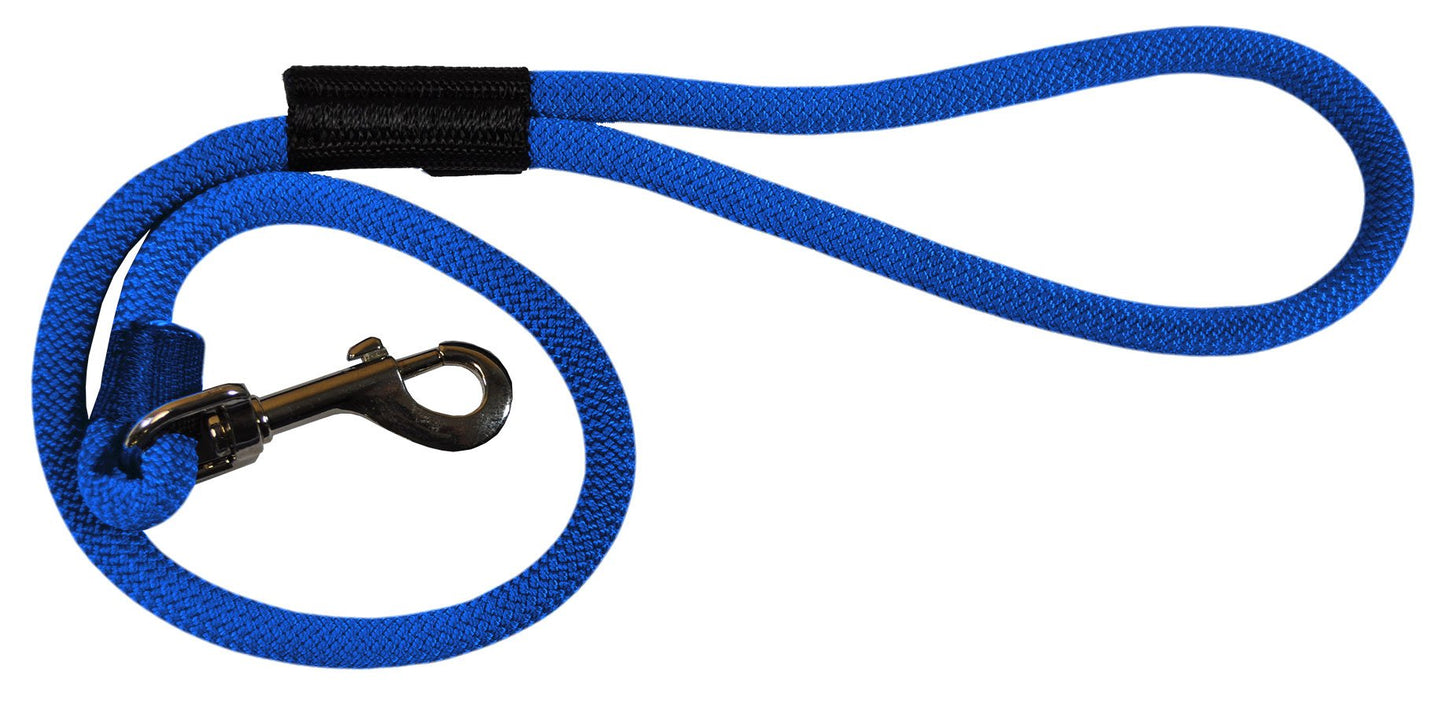 Durable 2' and 6' Long Dog Rope Leash - Multi-Color Options