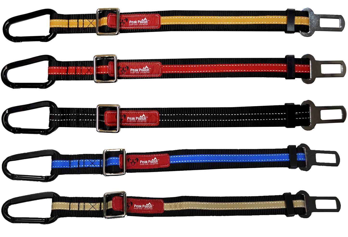 Heavy Duty Universal Dog Seatbelt, Adjustable Safety Restraint For Travel