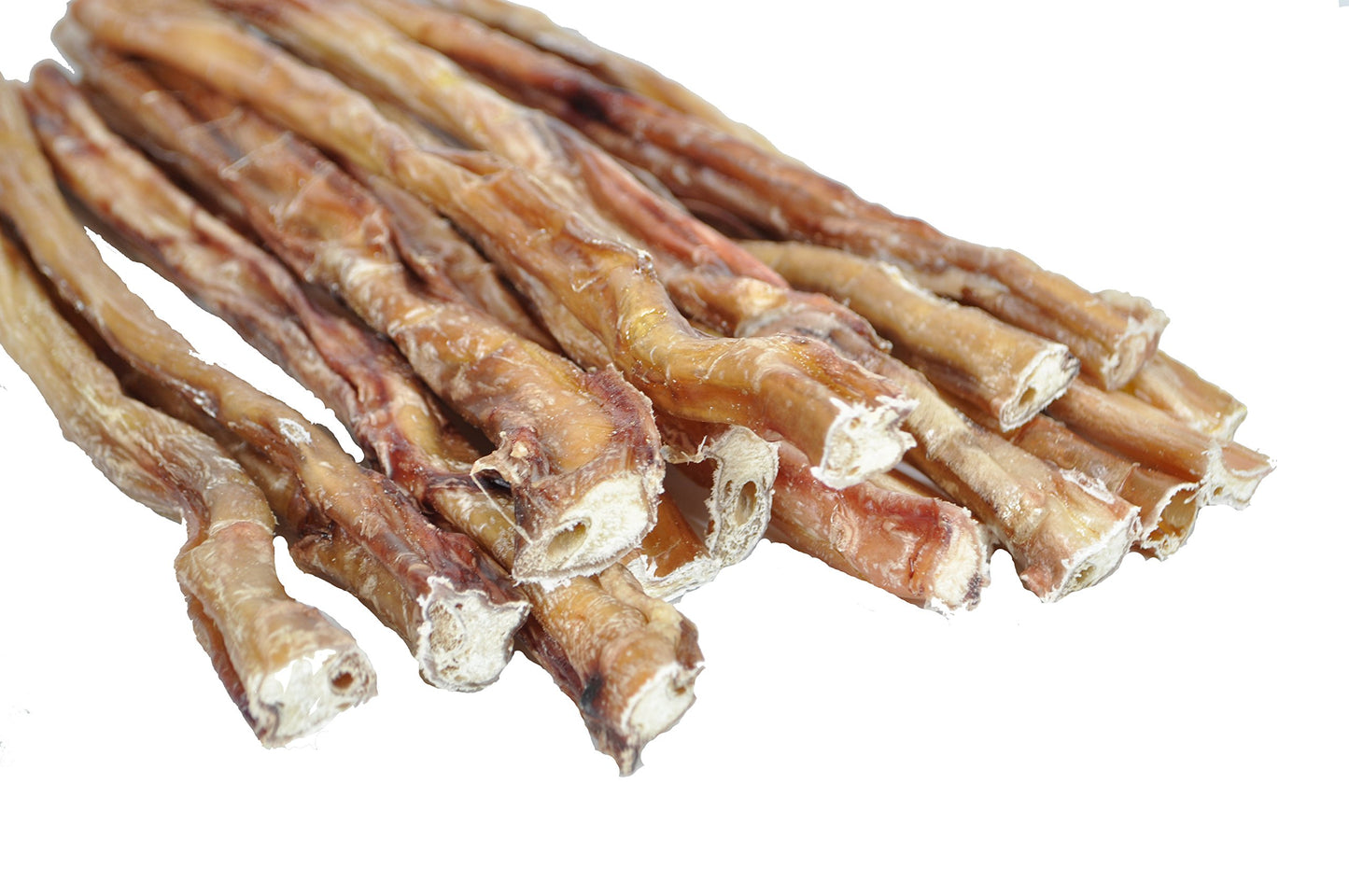 6 - 12 inch USA Low Odor Bully Sticks - 100% Natural Dog Chew Treats