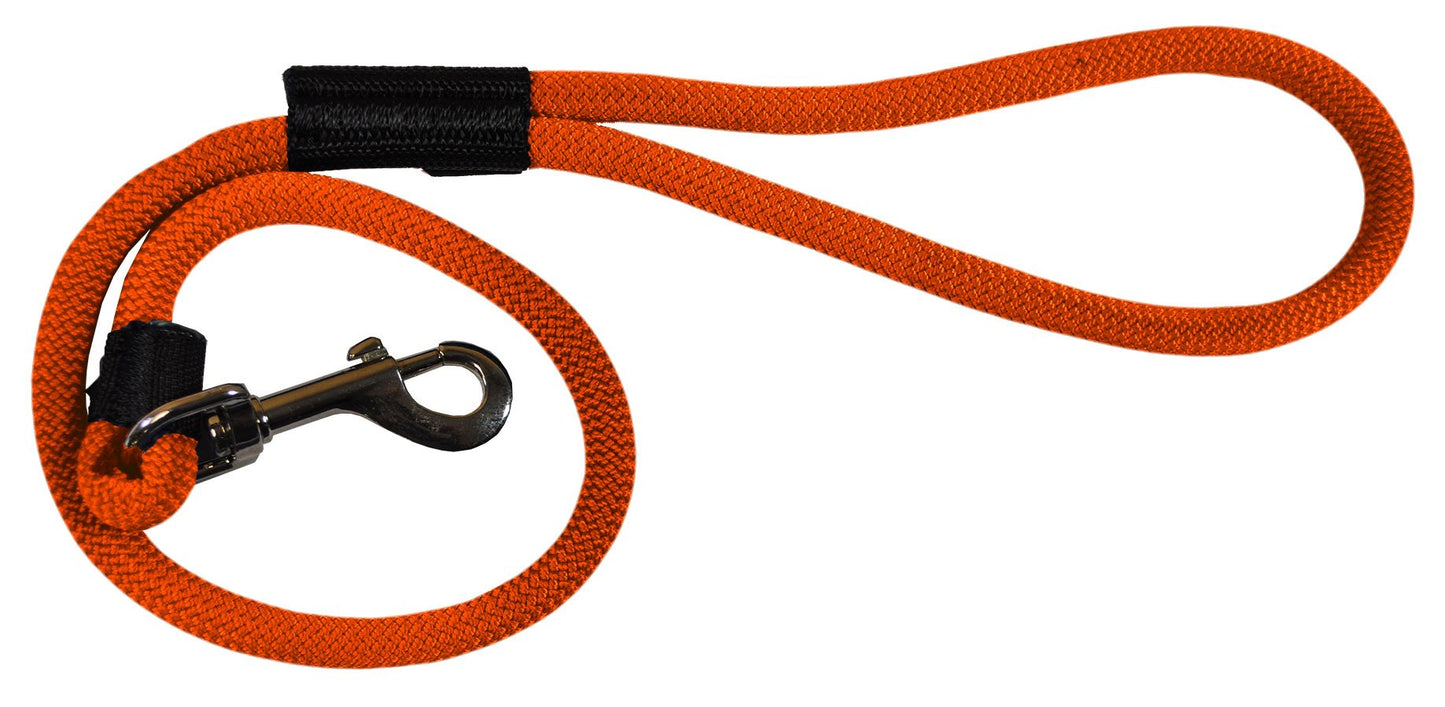 Durable 2' and 6' Long Dog Rope Leash - Multi-Color Options