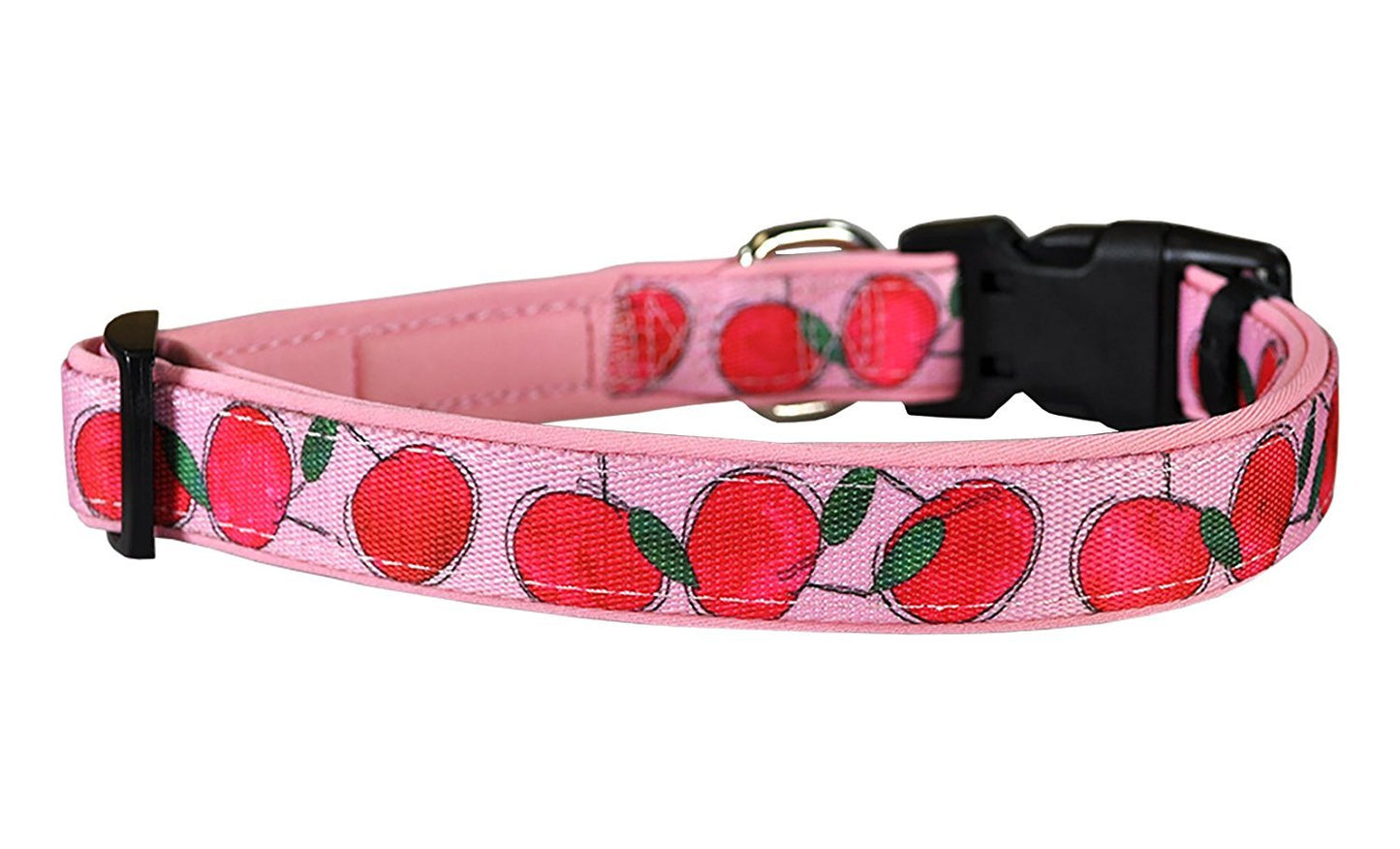 Adjustable Fruit Pattern Dog Collar - Multi-Size and Color Options