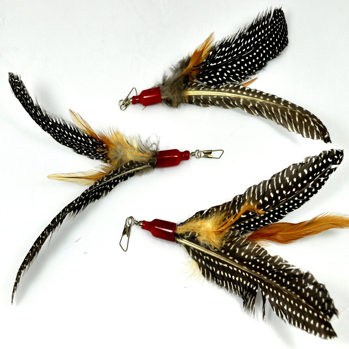 Replacement Feathers for Cat Toys - Feather Wand - Multi-Pack Options