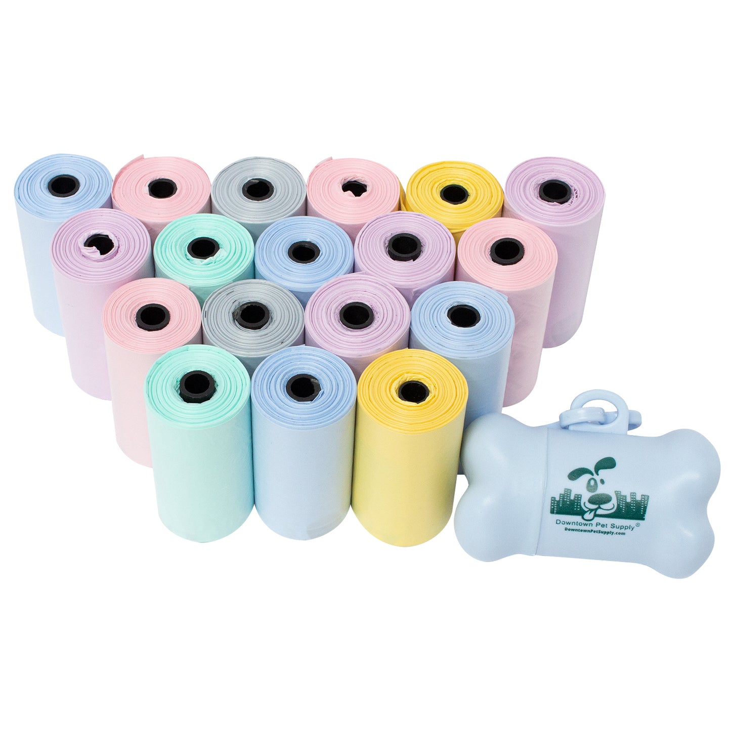 Dog Poop Bags with Dispenser - Lavander Scent or No Scent - Multi-Pack
