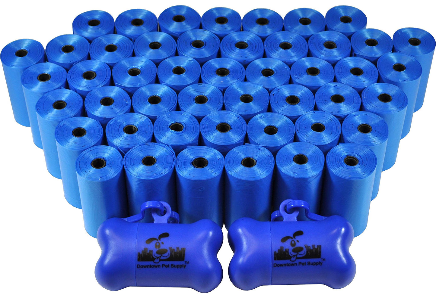 Dog Poop Bags with 2 Dispensers - Multi-Color and Pack Options