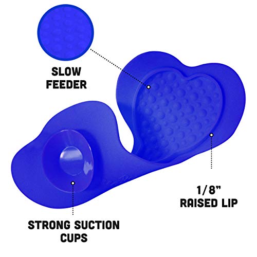 Silicon Bone Mat for Dogs - Lick Mat - Multi-Pack and Color Options