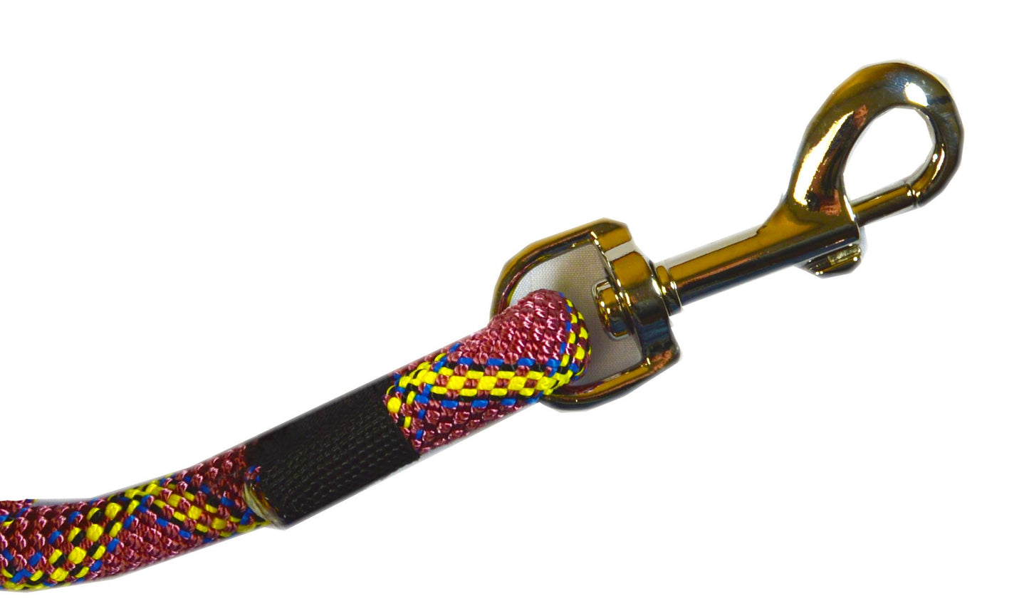 Durable 3' and 6' Long Dog Rope Leash - Multi-Color Options
