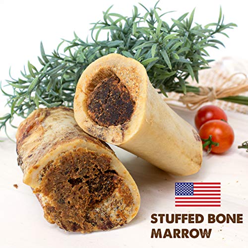 3" and 5" Beef Marrow - Long Lasting Dog Chews - By Pack and Size