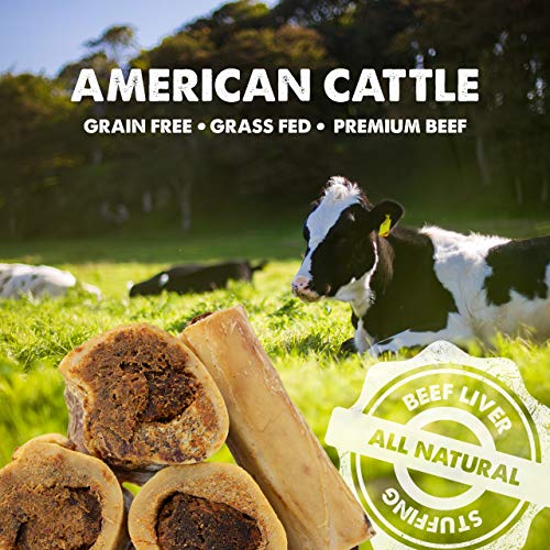 3" and 5" Beef Marrow - Long Lasting Dog Chews - By Pack and Size