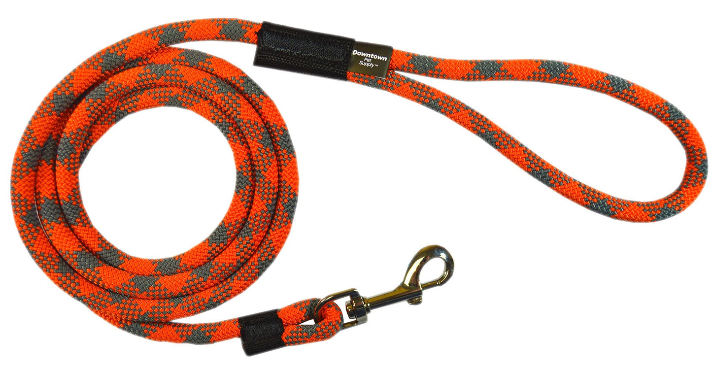 Durable 3' and 6' Long Dog Rope Leash - Multi-Color Options