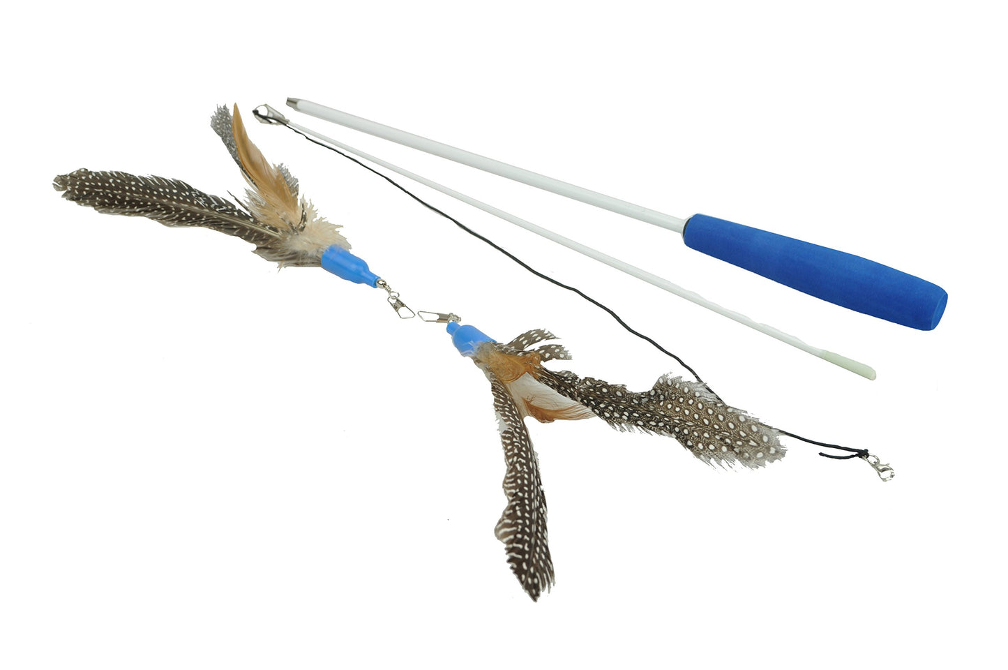 Replacement Feathers for Cat Toys - Feather Wand - Multi-Pack Options