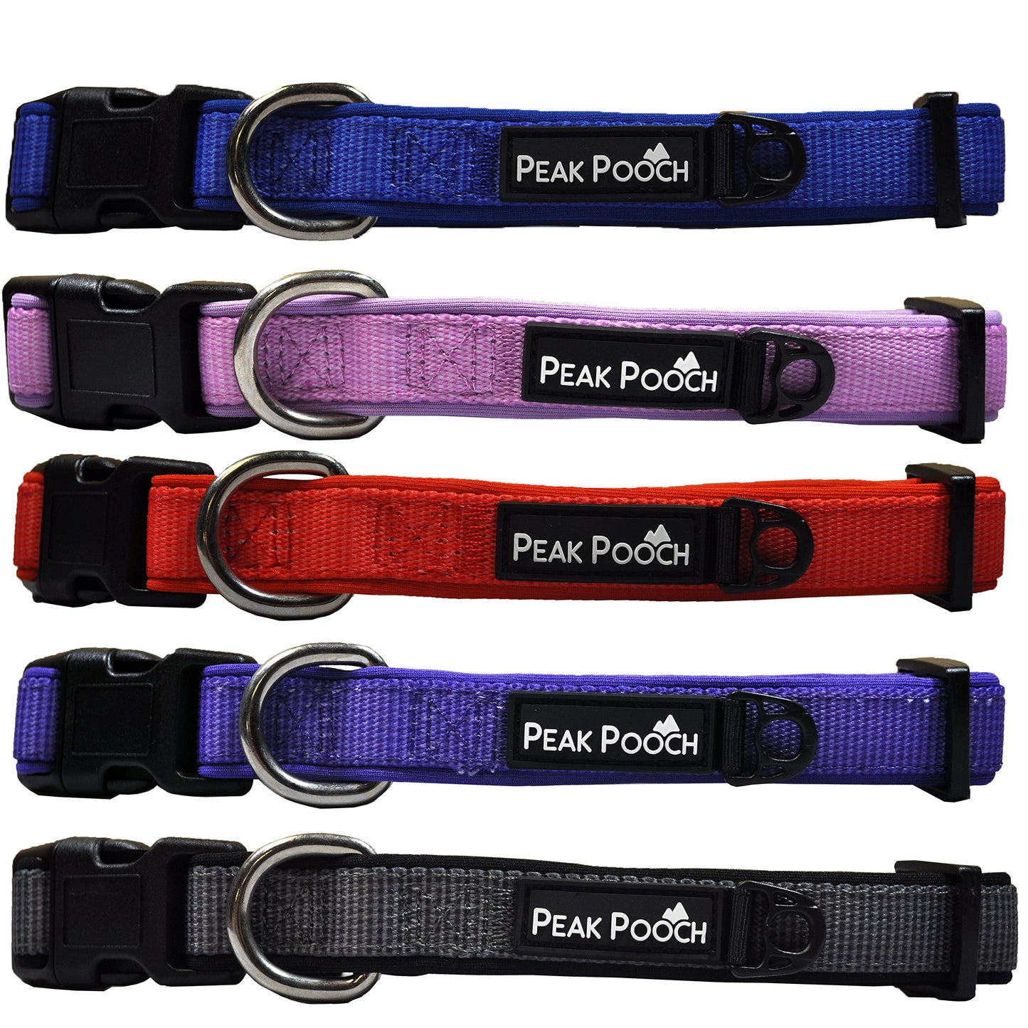 Adjustable Designer Dog Collar - Multi-Size and Color Options