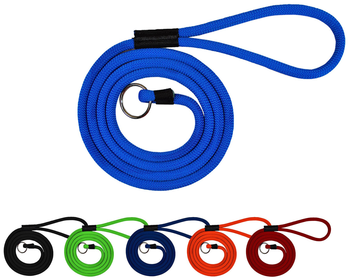 Durable 6' Long Dog Slip Lead Leash - Multi-Color Options