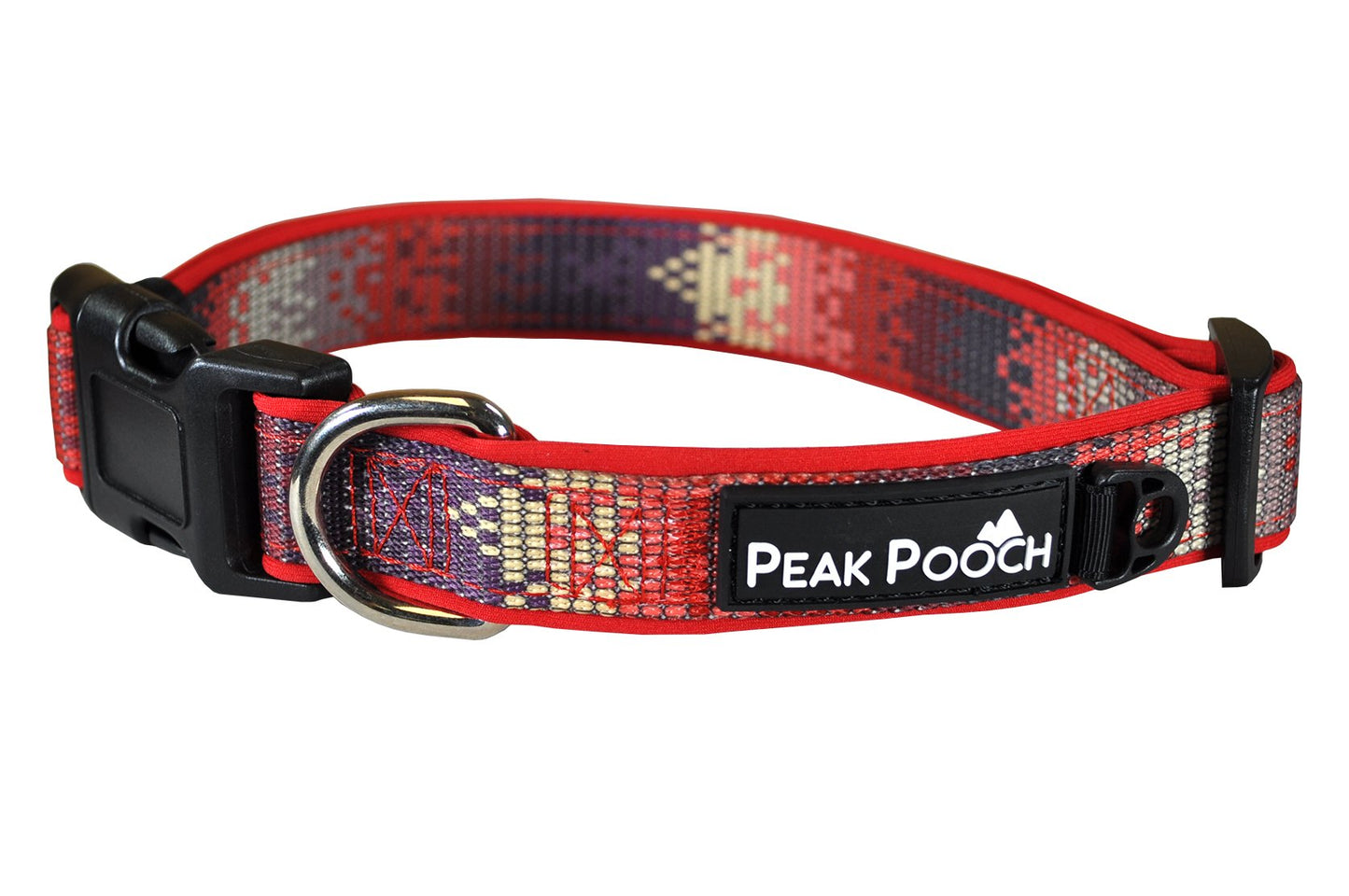 Adjustable Zen Pattern Dog Collar - Multi-Size and Color Options