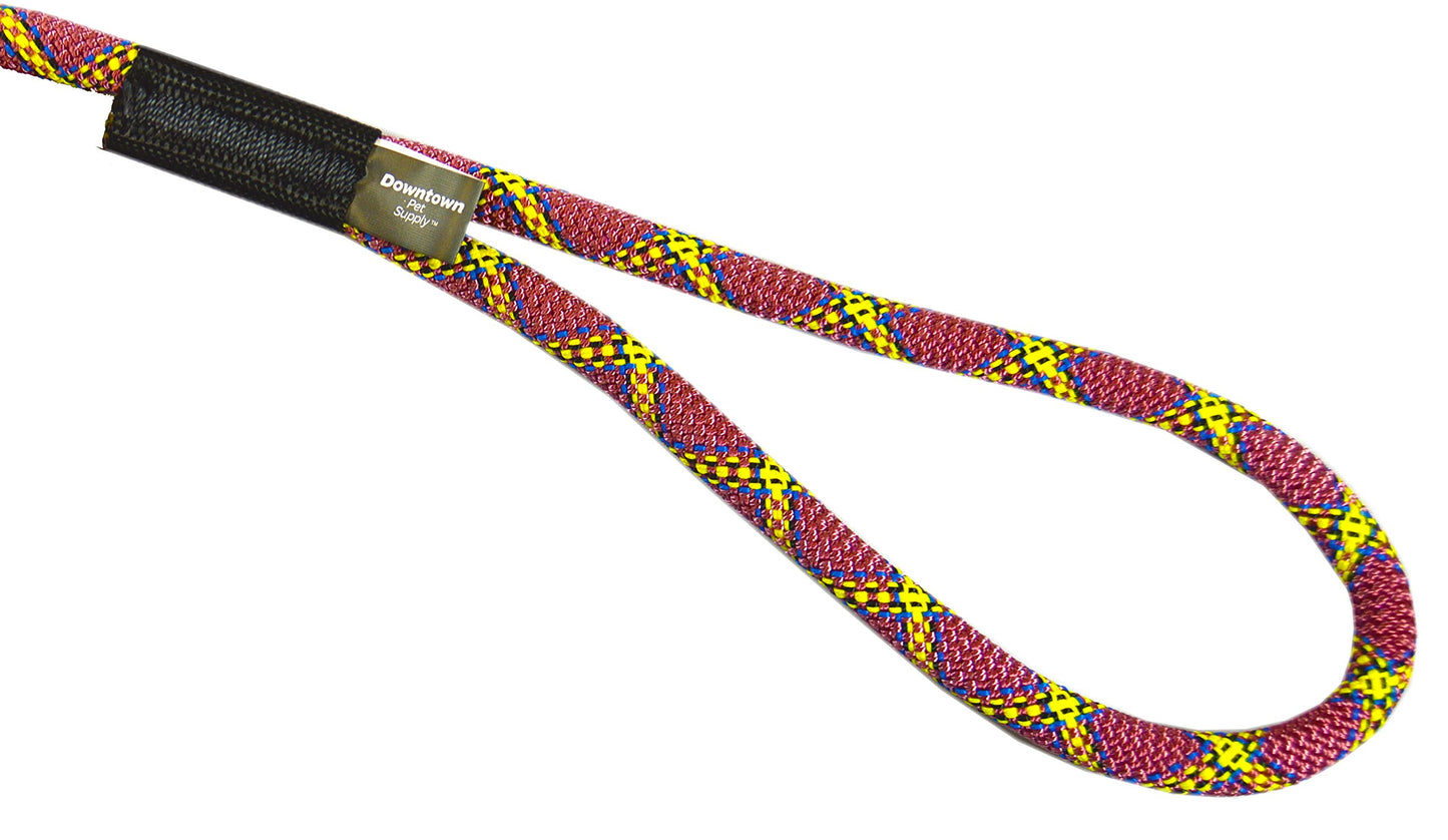 Durable 3' and 6' Long Dog Rope Leash - Multi-Color Options