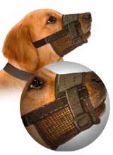Adjustable Dog Grooming Muzzle Set - 5 Sizes for Various Dog Breeds