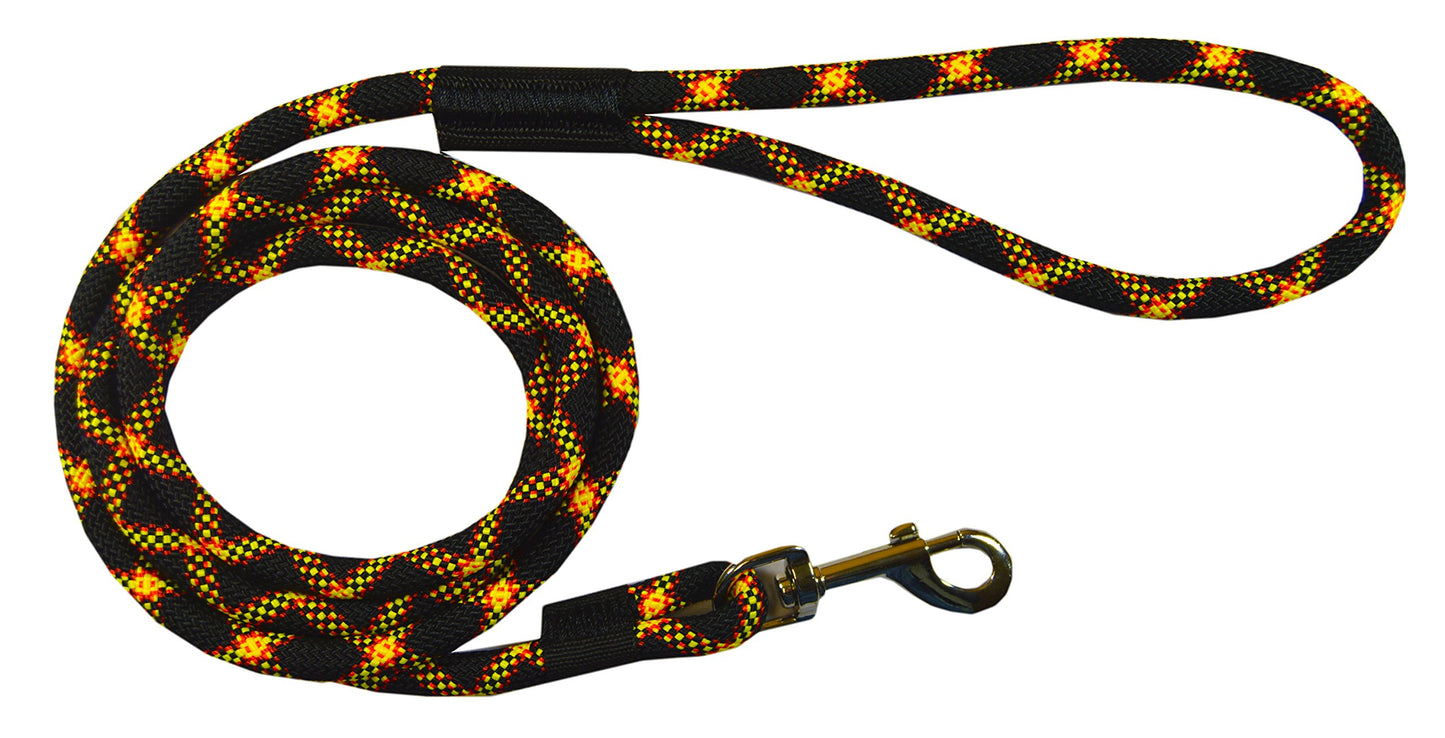 Durable 3' and 6' Long Dog Rope Leash - Multi-Color Options
