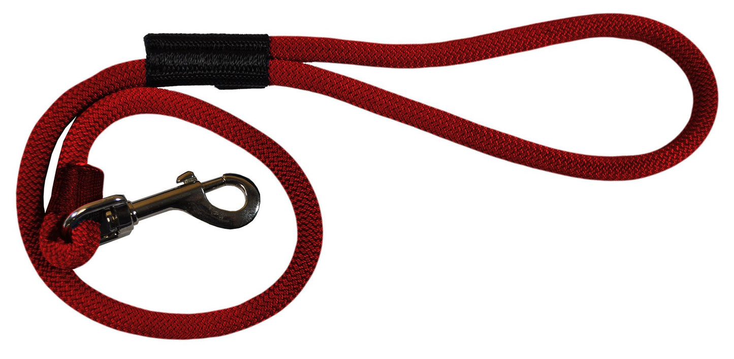 Durable 2' and 6' Long Dog Rope Leash - Multi-Color Options