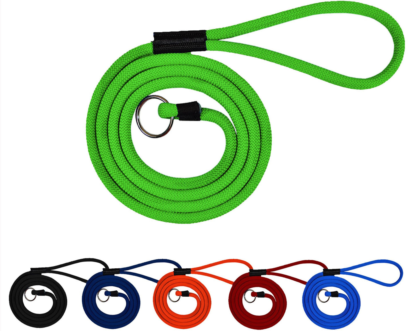 Durable 6' Long Dog Slip Lead Leash - Multi-Color Options