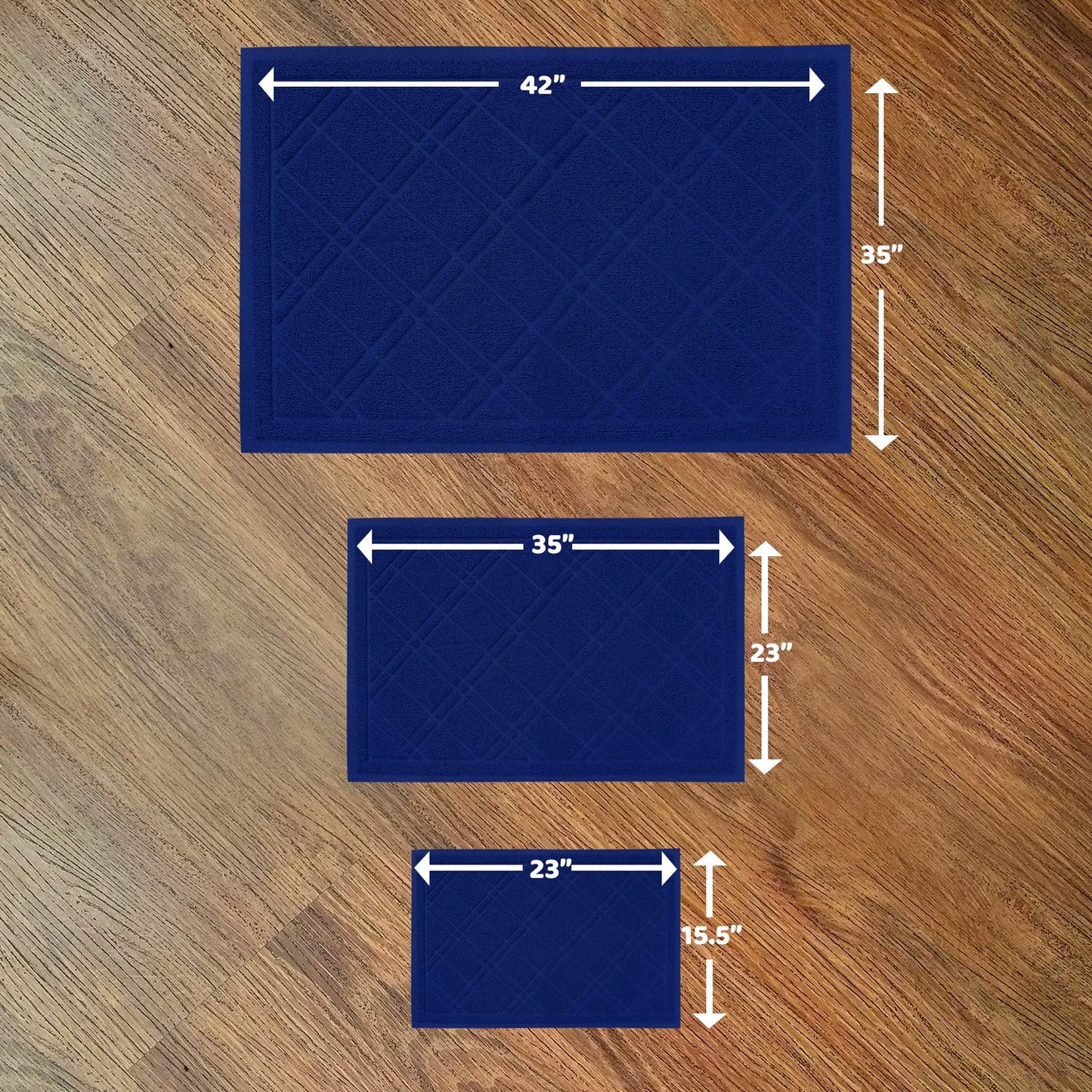 Non-Slip Padded Mesh Mat for Cat Litter - Multi-Size and Color