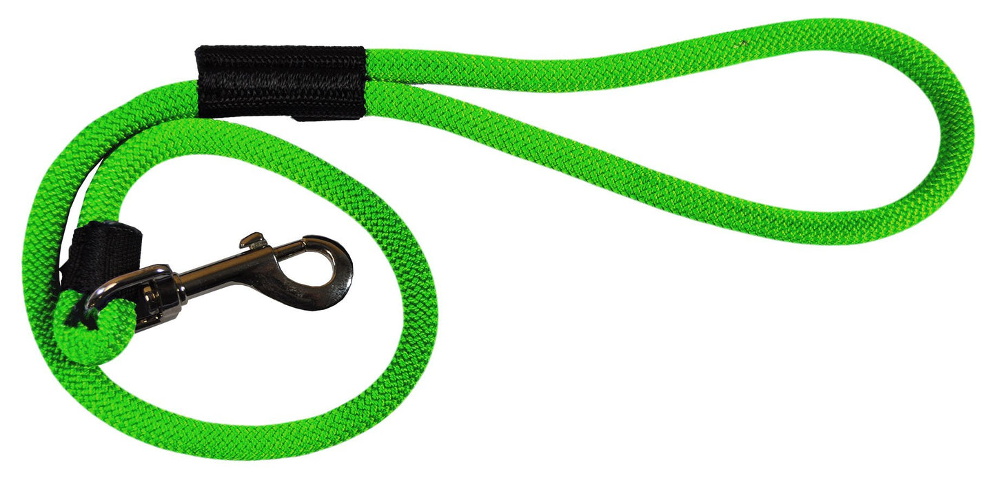 Durable 2' and 6' Long Dog Rope Leash - Multi-Color Options