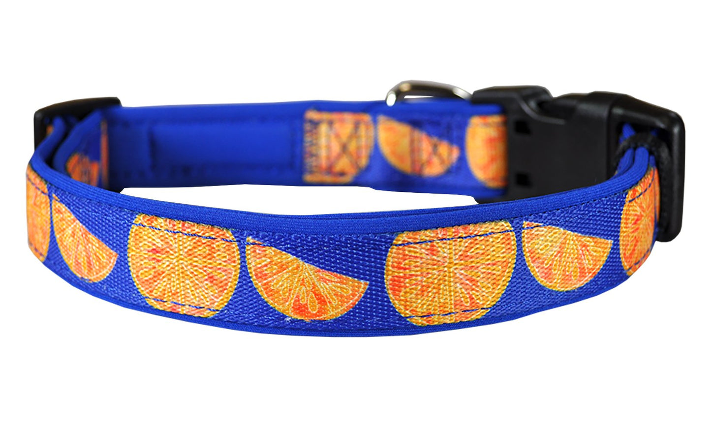 Adjustable Fruit Pattern Dog Collar - Multi-Size and Color Options