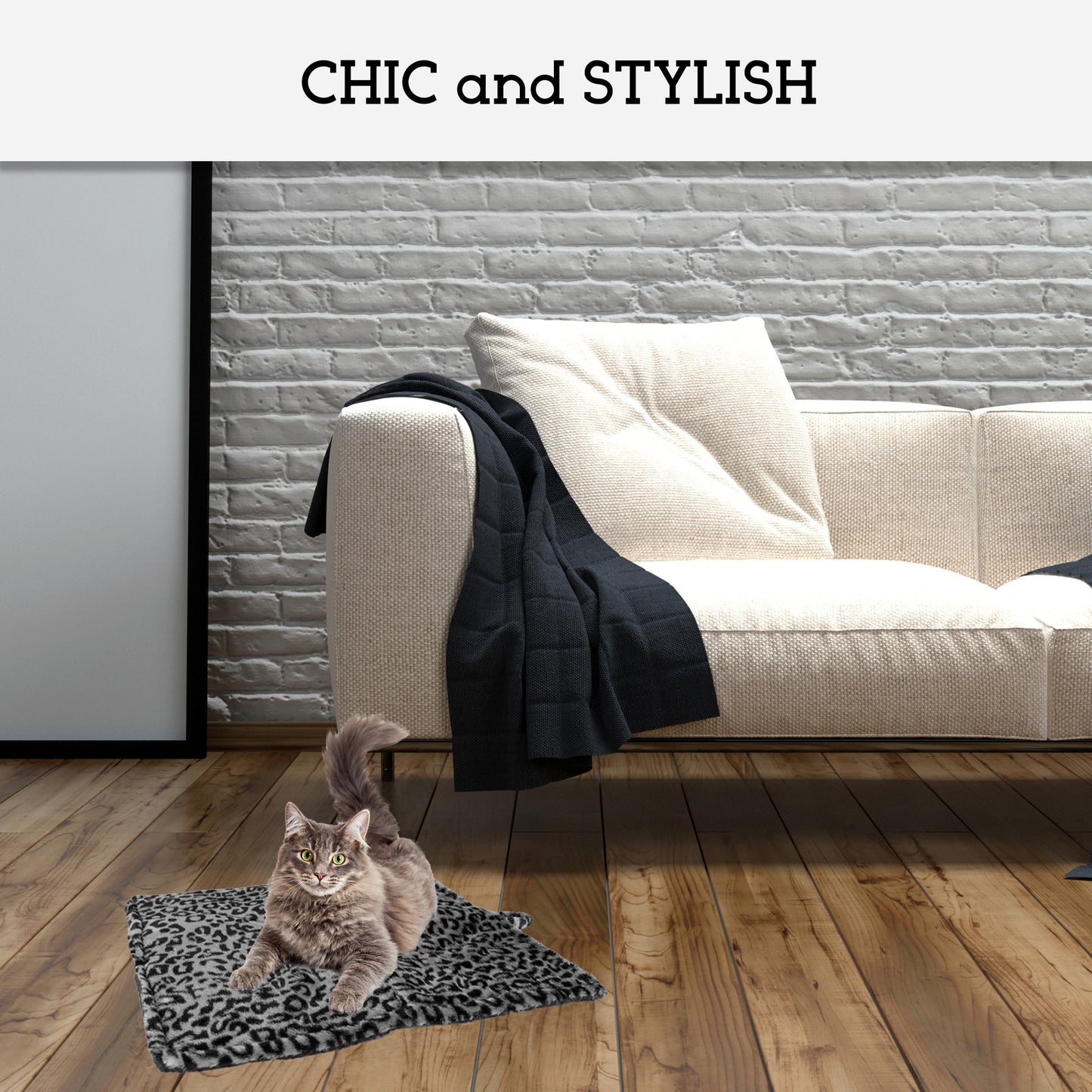 Thermal Bed Mat for Cats - Soothing Mylar Plush