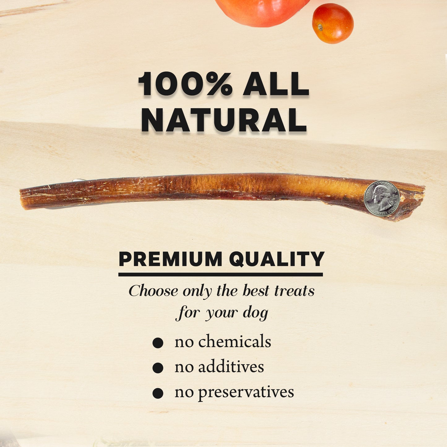 12 Inch Jumbo Bully Sticks, 100% Natural Dog Treat