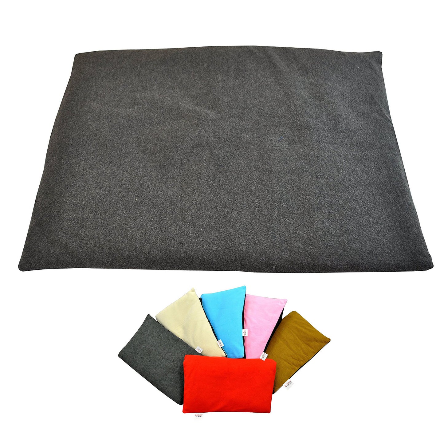 Dog Crate Mat - Comfort Fleece Pad Bed - Multi-Size and Color Options