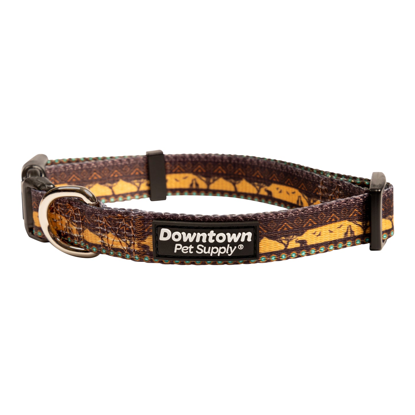 Dog Collar with Premium Nickel Plated D-ring - Multi-Size and Style