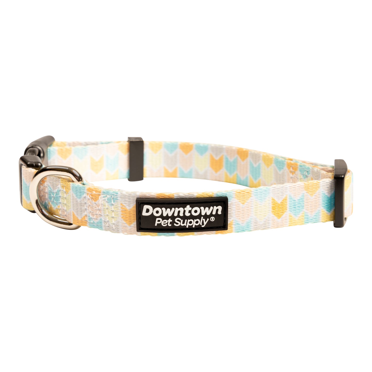 Dog Collar with Premium Nickel Plated D-ring - Multi-Size and Style