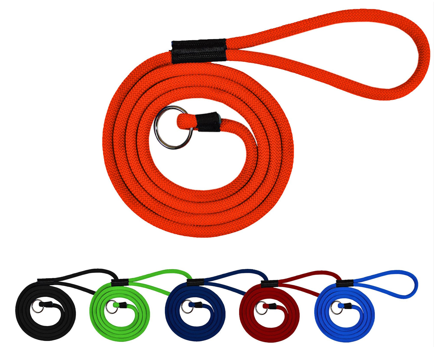 Durable 6' Long Dog Slip Lead Leash - Multi-Color Options