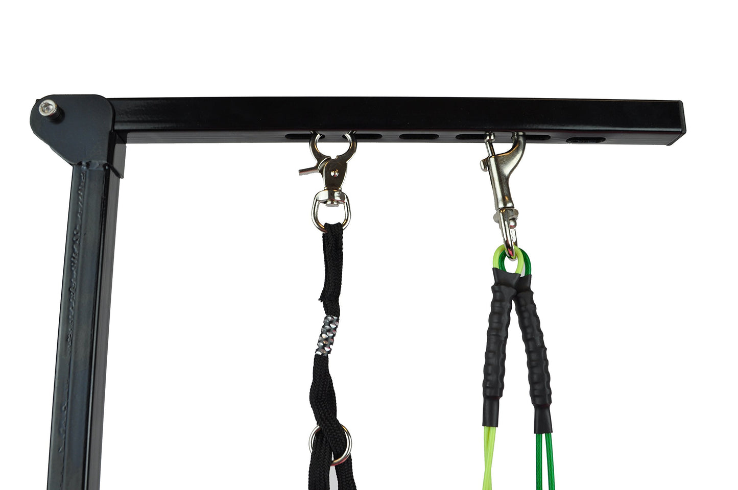 Foldable Pet Grooming Arm with Clamp, Dog Grooming loop and No Sit Haunch Holder - Innovative Portable Grooming Arms