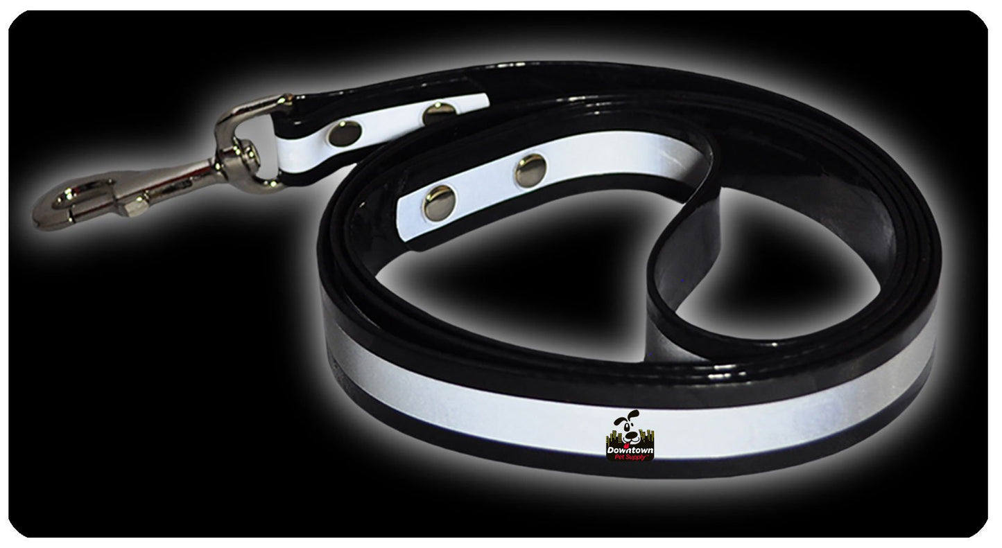 5' Long Reflective Dog Leash - Multi-Color Options
