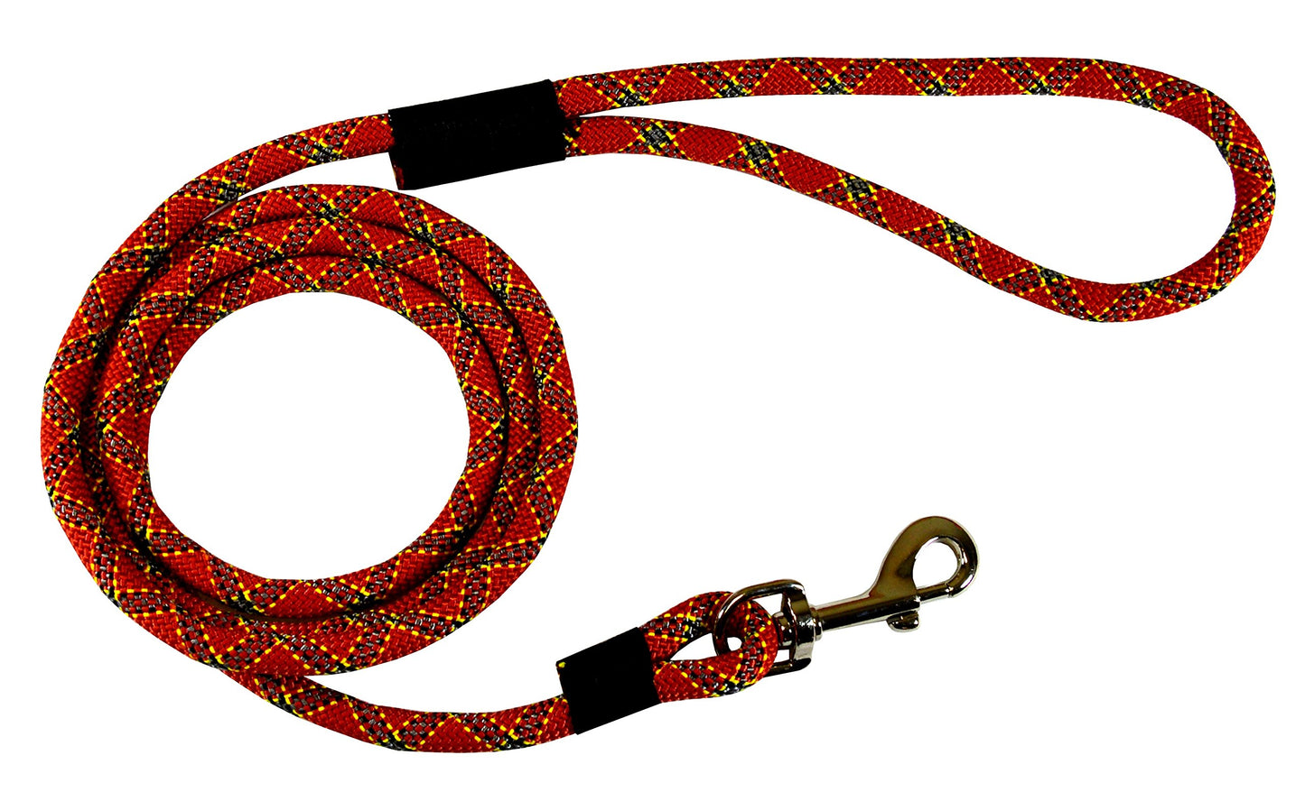 Durable 3' and 6' Long Dog Rope Leash - Multi-Color Options