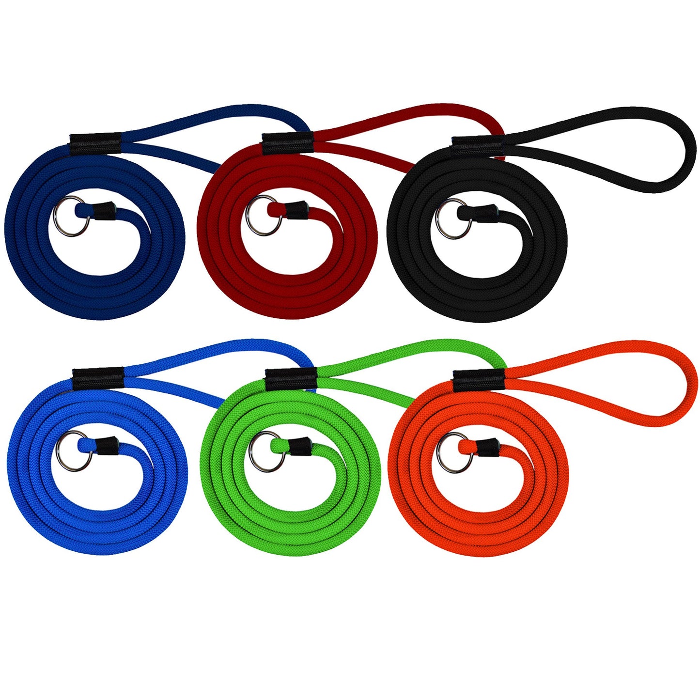 Durable 6' Long Dog Slip Lead Leash - Multi-Color Options